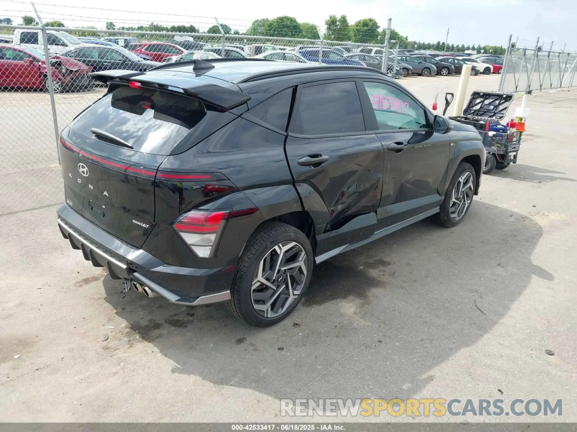 4 Photograph of a damaged car KM8HACA35RU086353 HYUNDAI KONA 2024