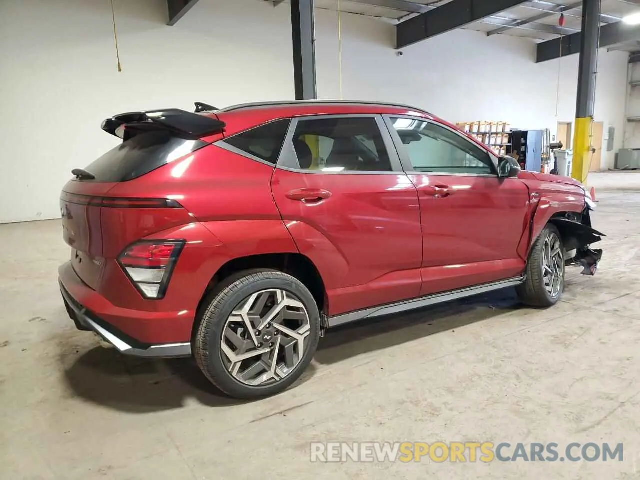 3 Photograph of a damaged car KM8HACA38RU063276 HYUNDAI KONA 2024