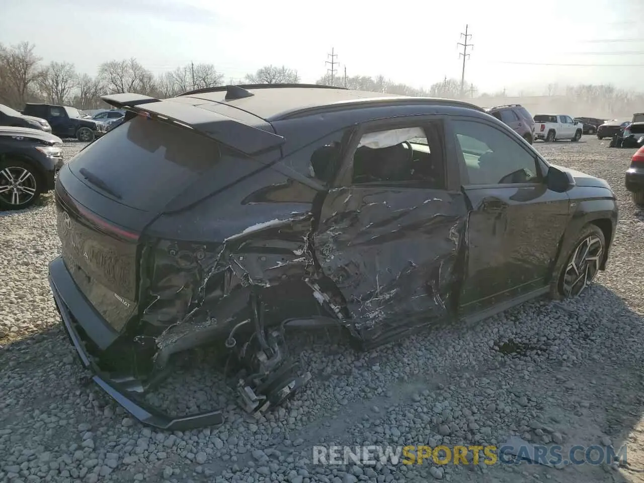 3 Photograph of a damaged car KM8HACA3XRU031865 HYUNDAI KONA 2024