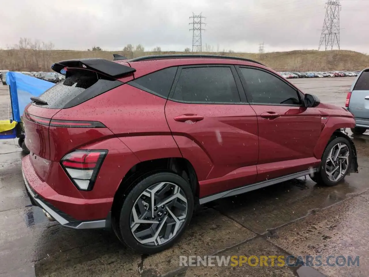 3 Photograph of a damaged car KM8HACA3XRU055454 HYUNDAI KONA 2024
