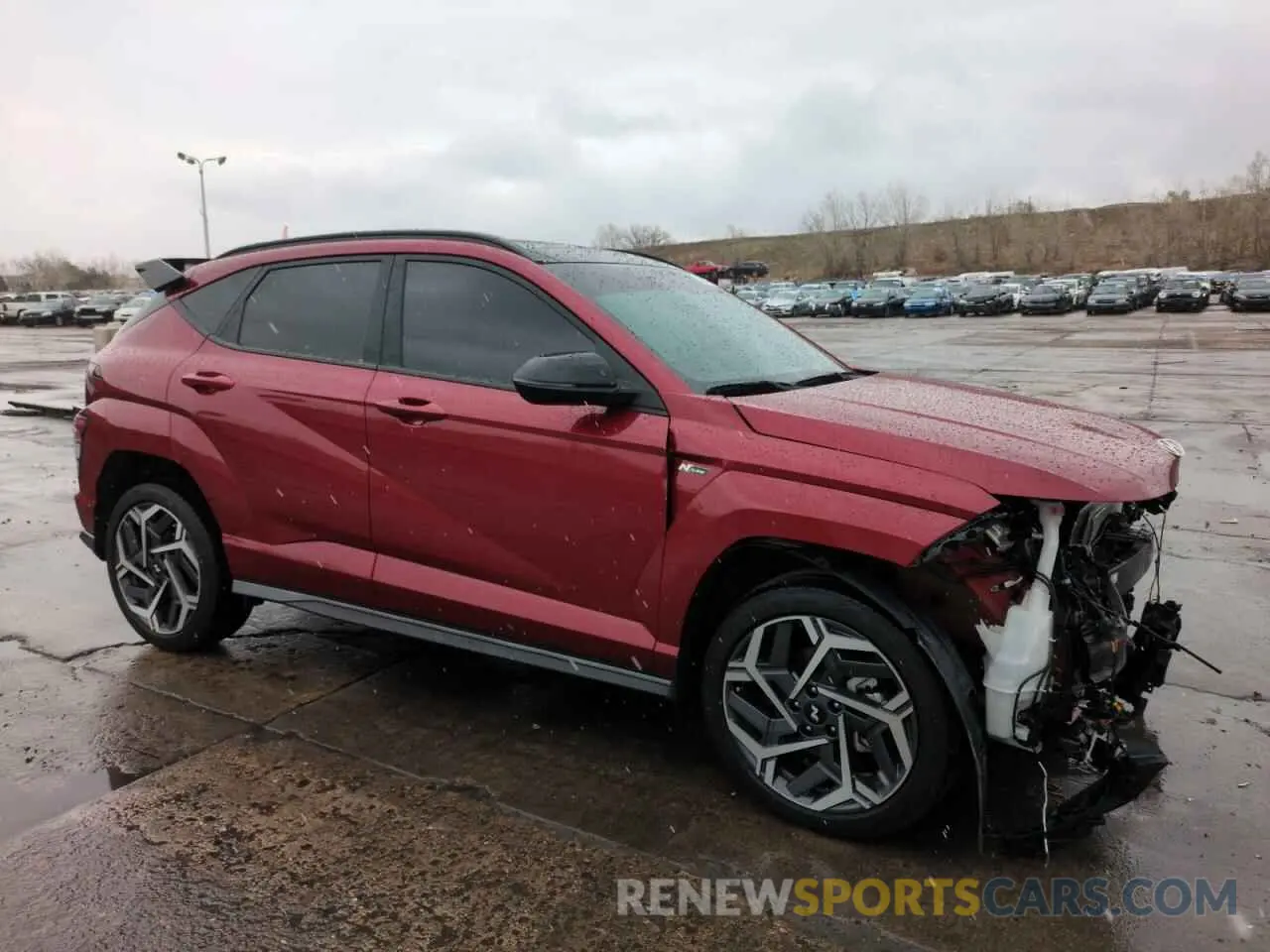 4 Photograph of a damaged car KM8HACA3XRU055454 HYUNDAI KONA 2024