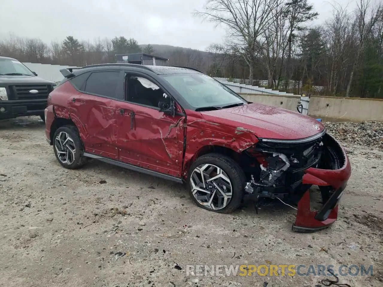 4 Photograph of a damaged car KM8HACA3XRU118164 HYUNDAI KONA 2024