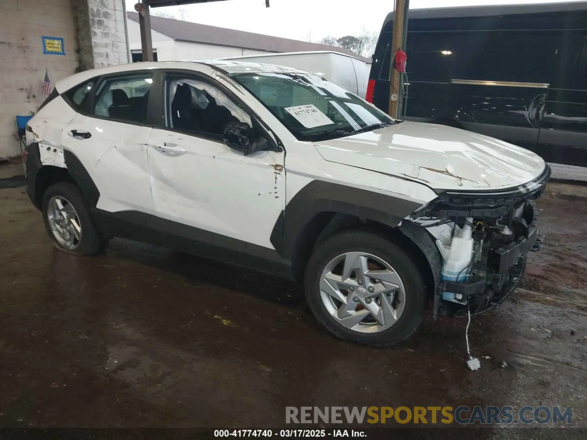 1 Photograph of a damaged car KM8HACAB0RU083707 HYUNDAI KONA 2024