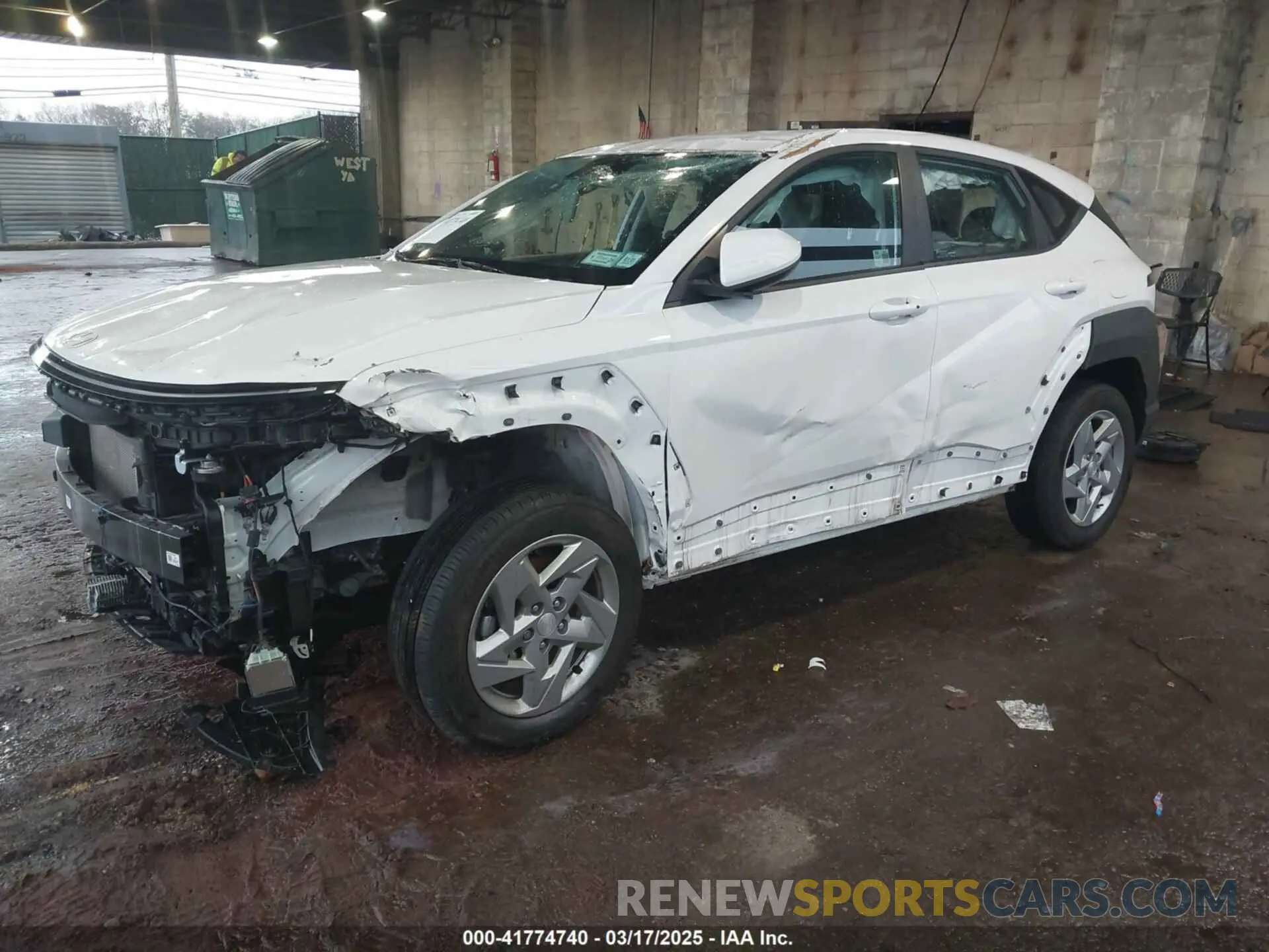 2 Photograph of a damaged car KM8HACAB0RU083707 HYUNDAI KONA 2024