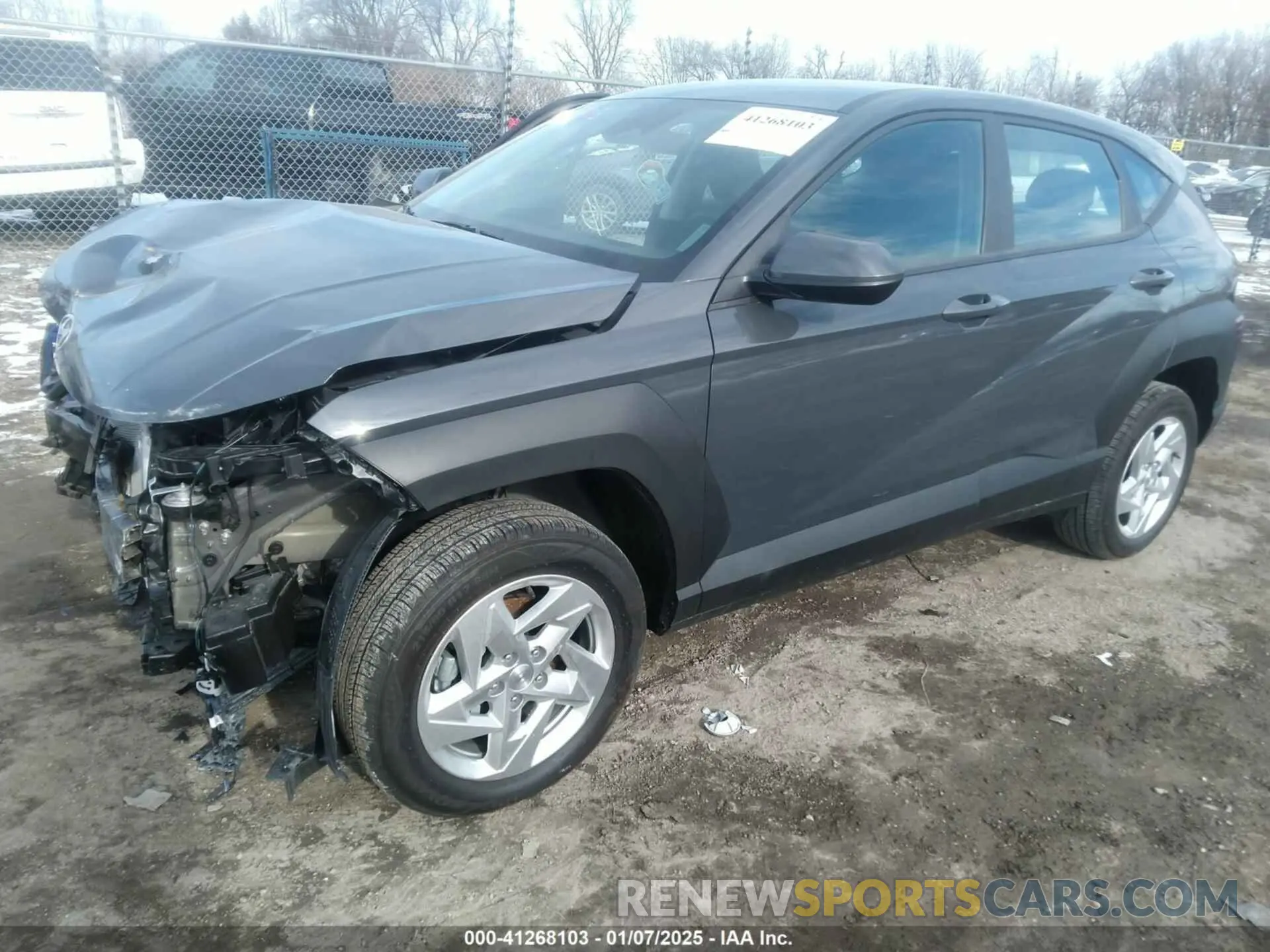 2 Photograph of a damaged car KM8HACAB0RU164576 HYUNDAI KONA 2024