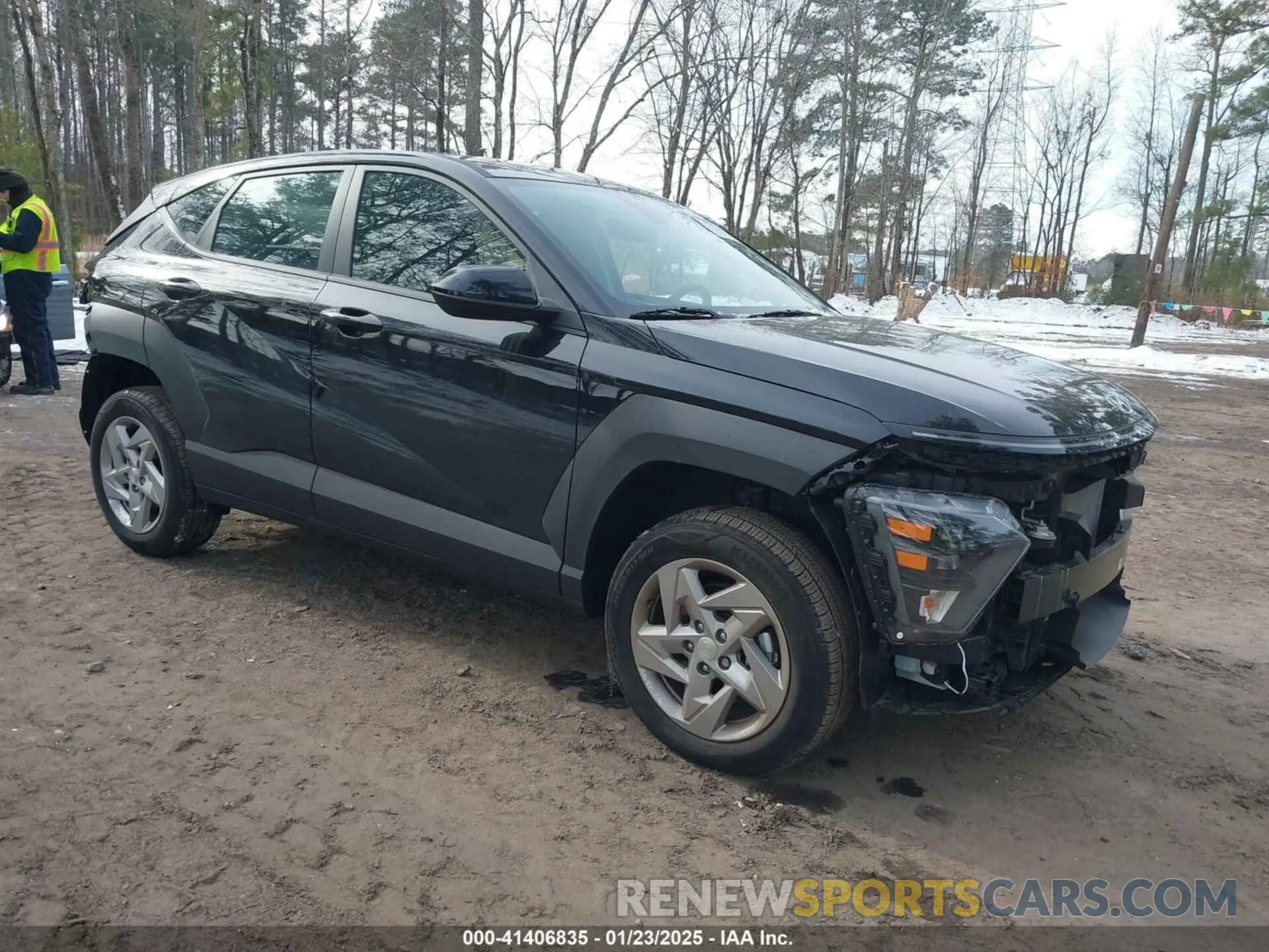 1 Photograph of a damaged car KM8HACAB1RU138746 HYUNDAI KONA 2024