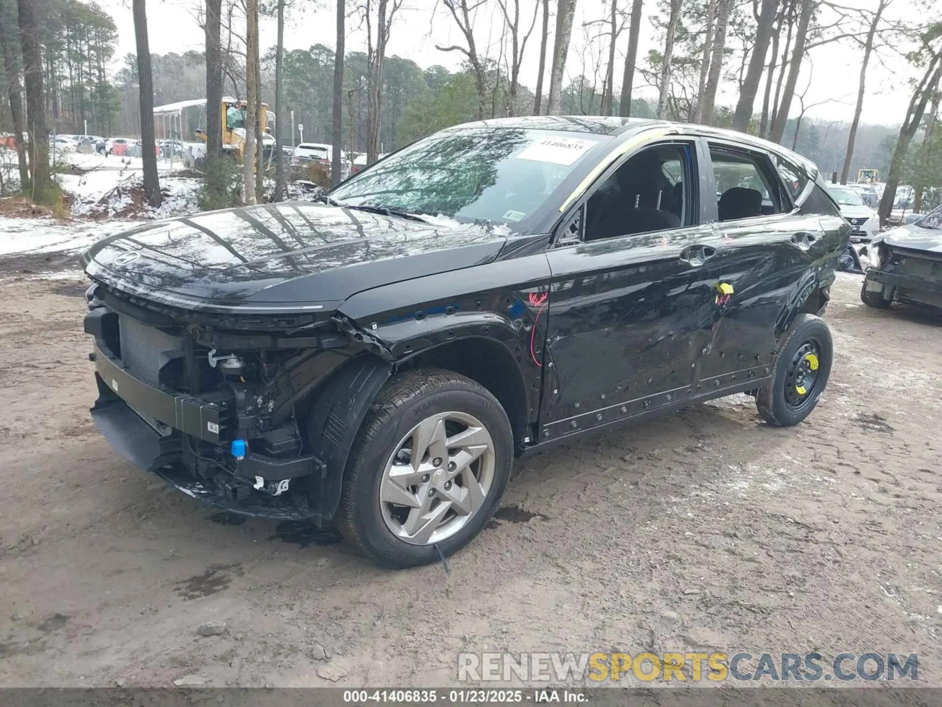 2 Photograph of a damaged car KM8HACAB1RU138746 HYUNDAI KONA 2024