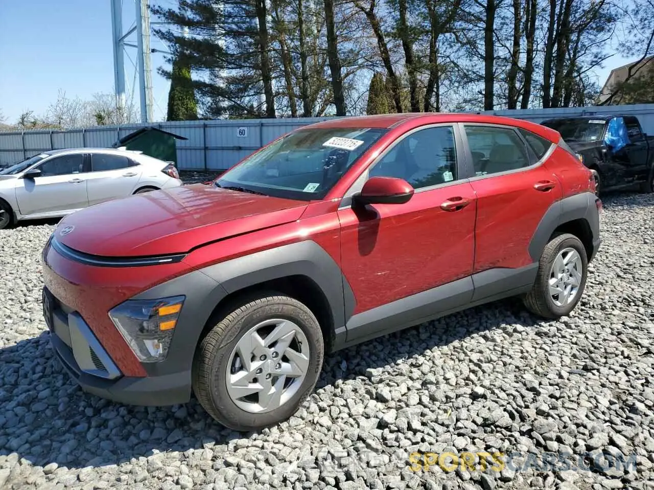 1 Photograph of a damaged car KM8HACAB2RU078783 HYUNDAI KONA 2024