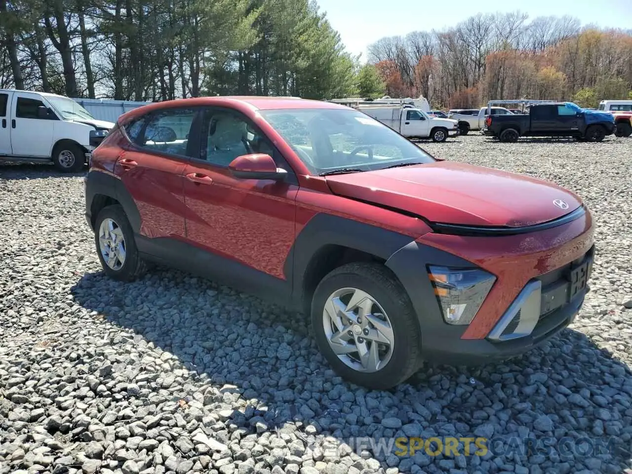 4 Photograph of a damaged car KM8HACAB2RU078783 HYUNDAI KONA 2024