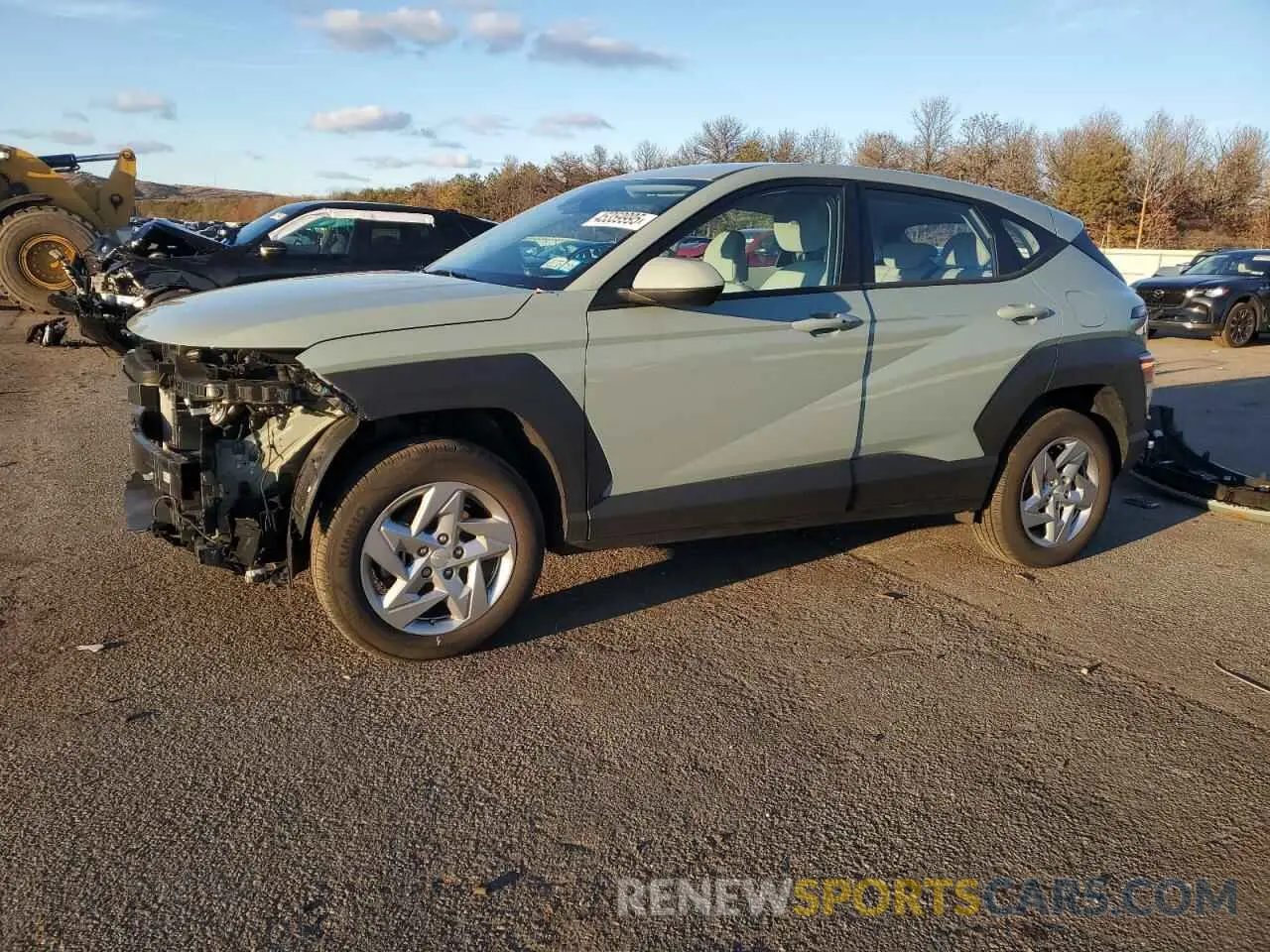 1 Photograph of a damaged car KM8HACAB3RU055657 HYUNDAI KONA 2024
