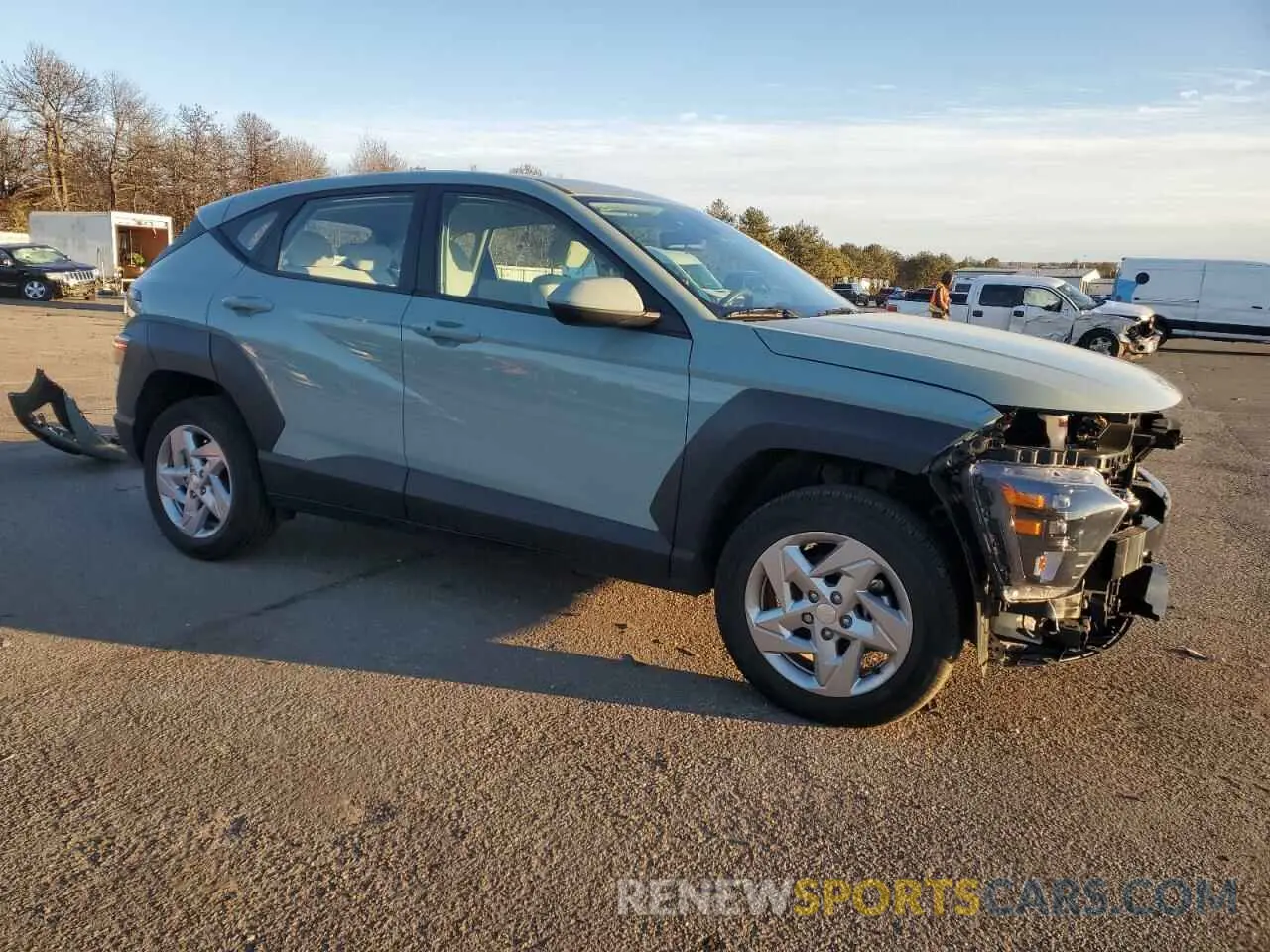 4 Photograph of a damaged car KM8HACAB3RU055657 HYUNDAI KONA 2024