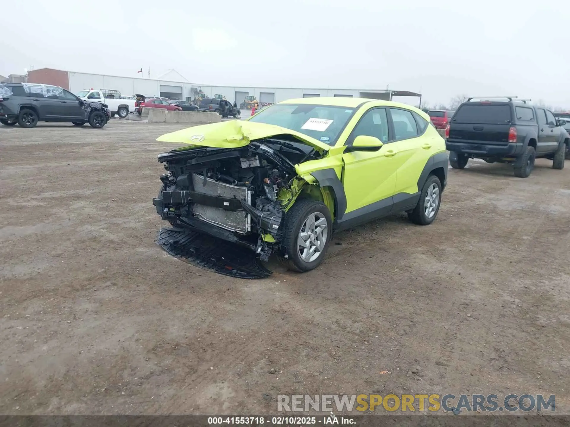 2 Photograph of a damaged car KM8HACAB4RU149143 HYUNDAI KONA 2024