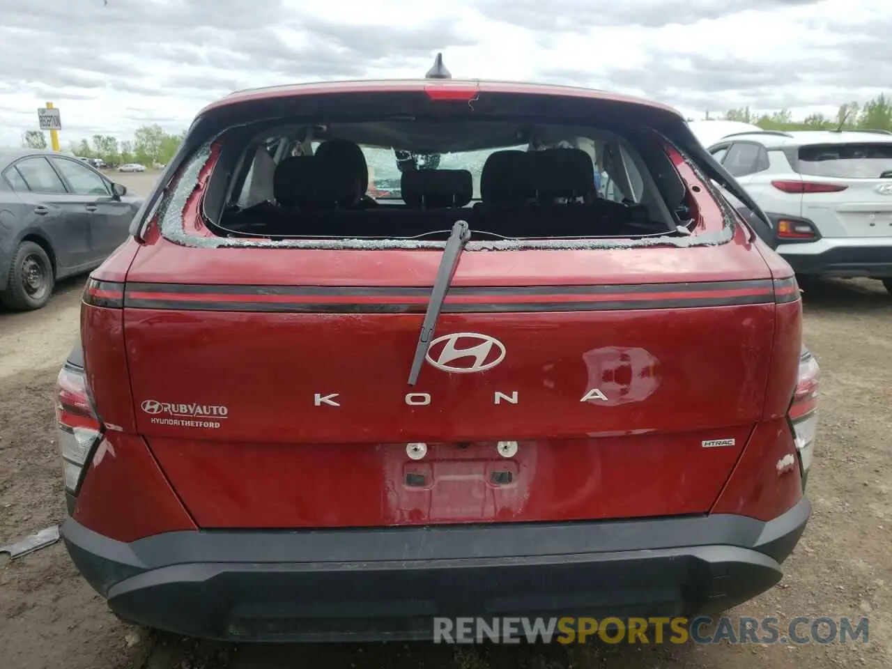 6 Photograph of a damaged car KM8HACAB5RU118922 HYUNDAI KONA 2024