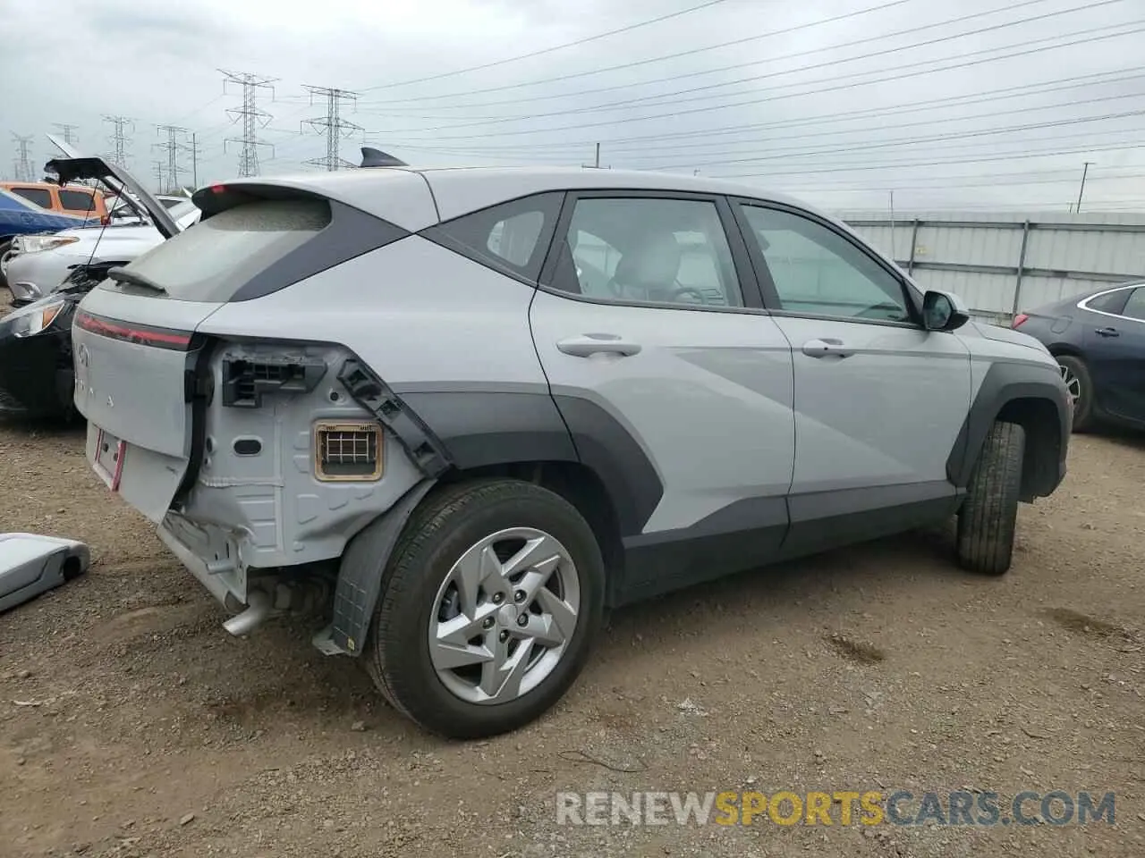 3 Photograph of a damaged car KM8HACAB8RU076777 HYUNDAI KONA 2024