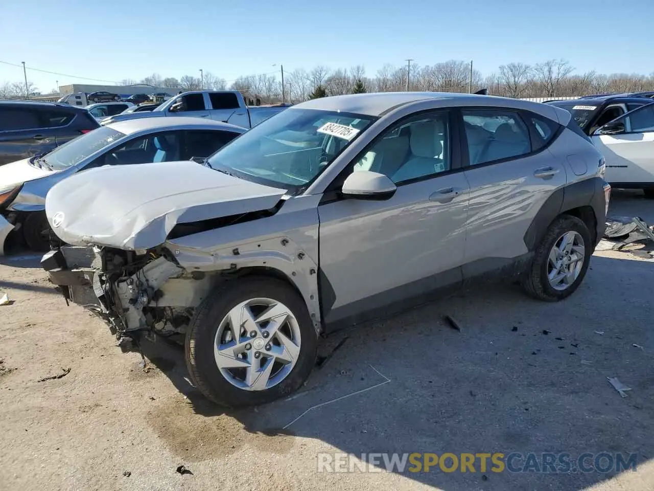 1 Photograph of a damaged car KM8HACABXRU155030 HYUNDAI KONA 2024