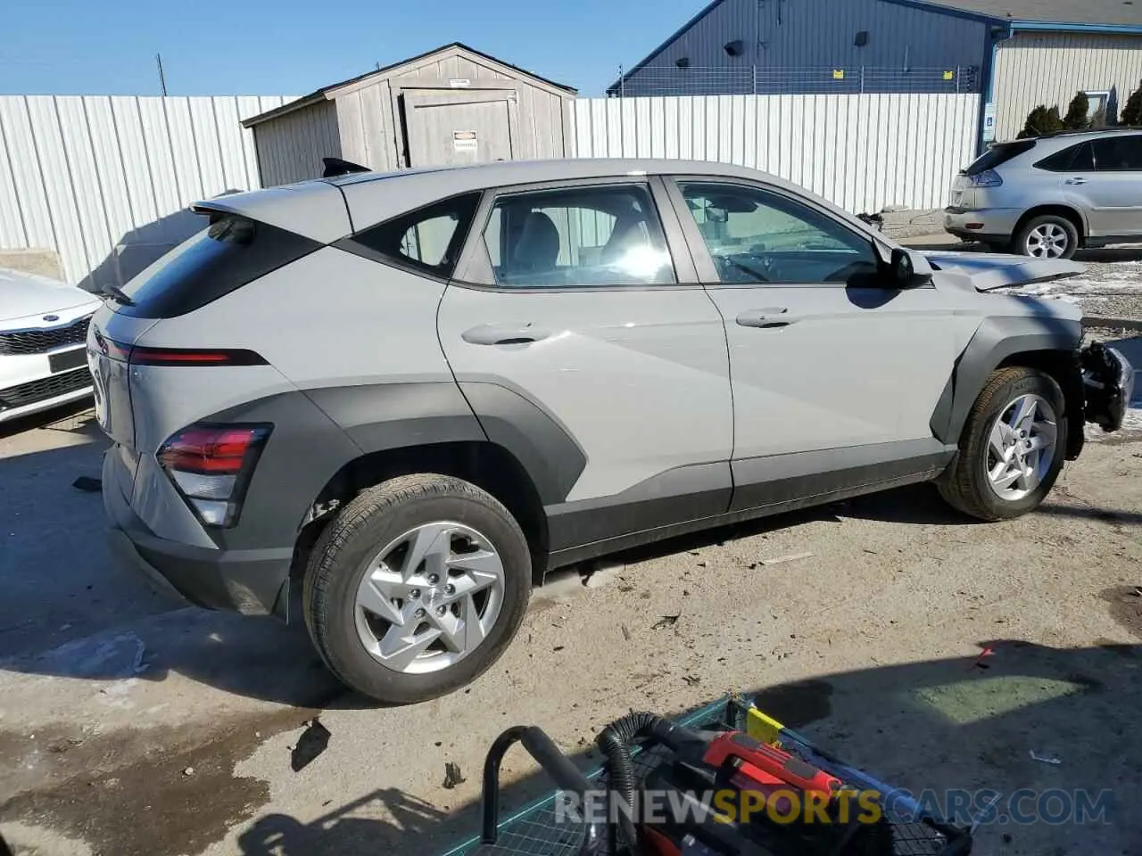 3 Photograph of a damaged car KM8HACABXRU155030 HYUNDAI KONA 2024
