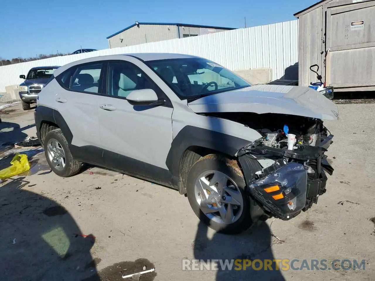 4 Photograph of a damaged car KM8HACABXRU155030 HYUNDAI KONA 2024