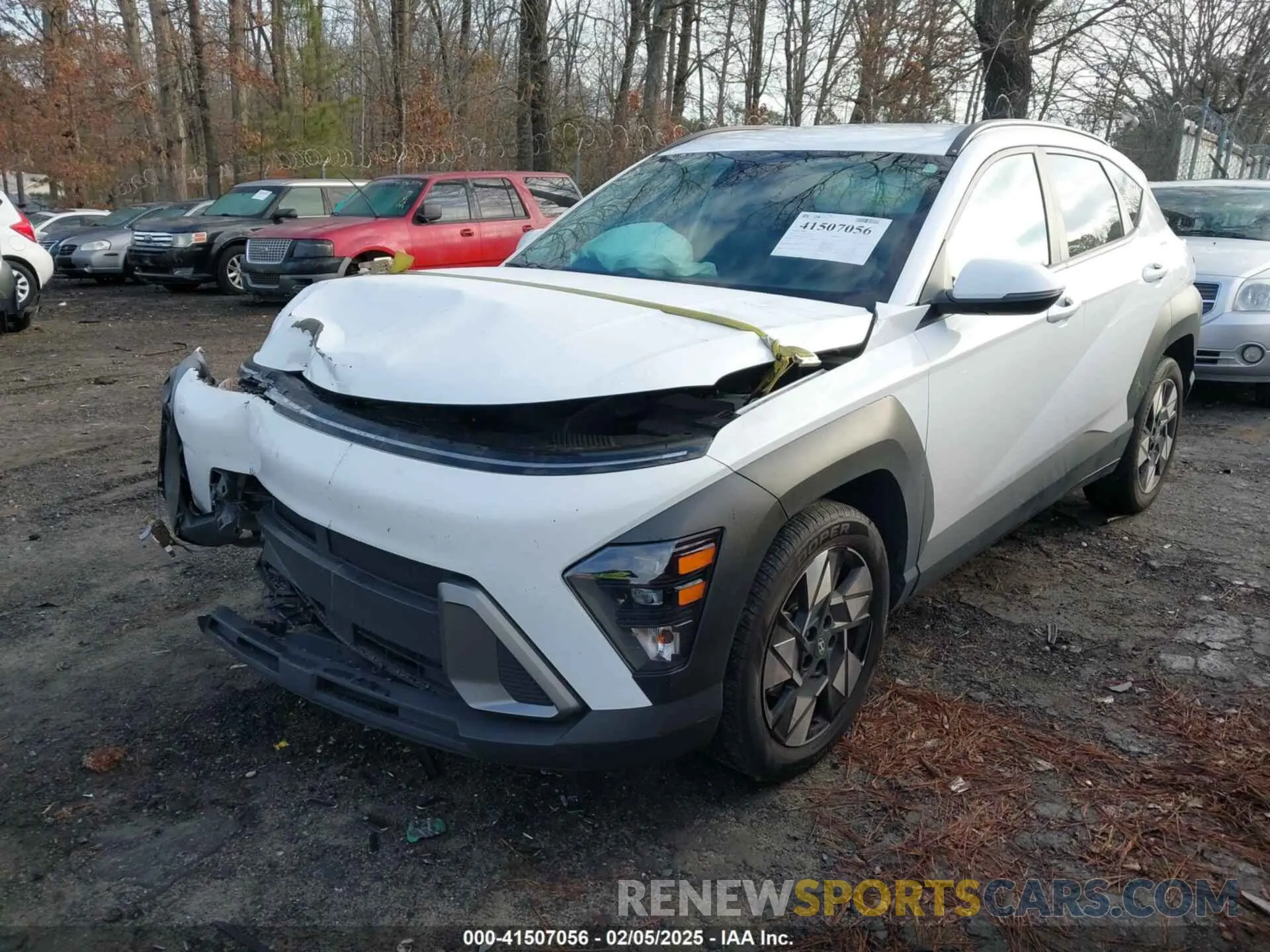 2 Photograph of a damaged car KM8HB3AB0RU050252 HYUNDAI KONA 2024