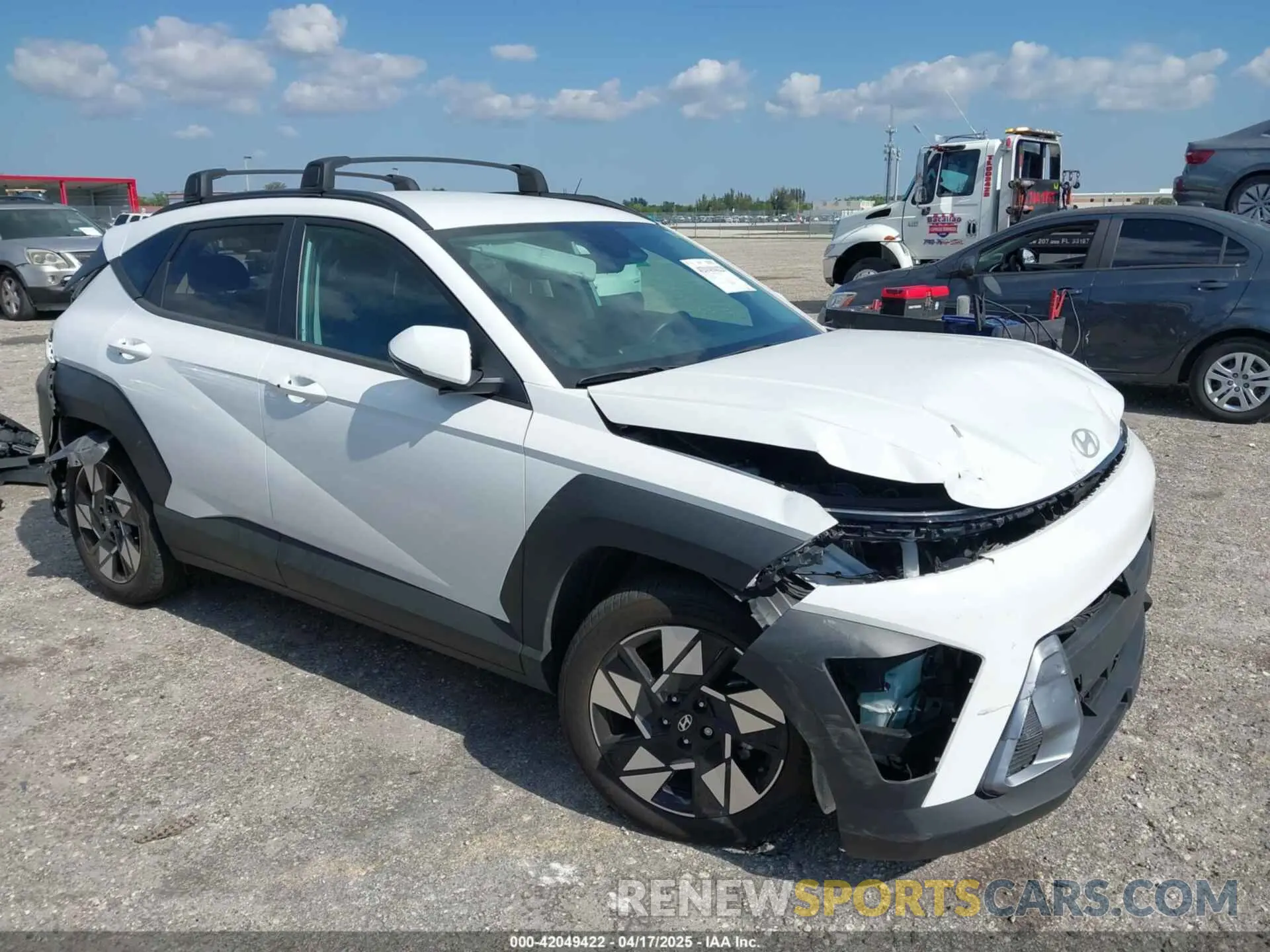 1 Photograph of a damaged car KM8HB3AB0RU109915 HYUNDAI KONA 2024