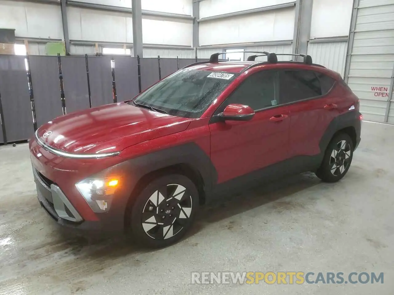 1 Photograph of a damaged car KM8HB3AB0RU172299 HYUNDAI KONA 2024