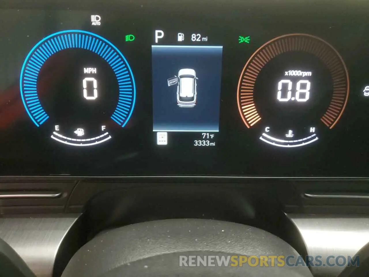 9 Photograph of a damaged car KM8HB3AB0RU172299 HYUNDAI KONA 2024