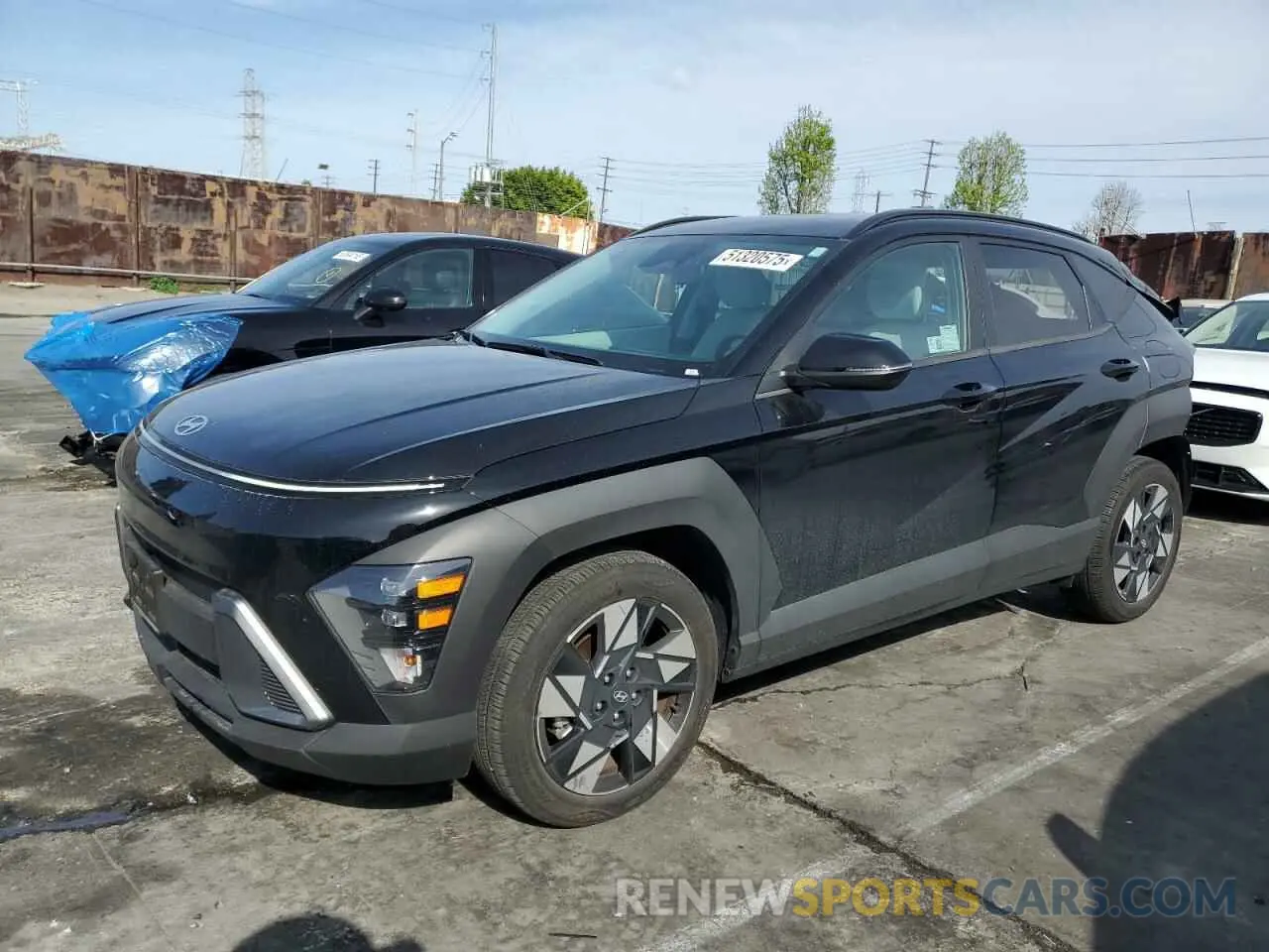 1 Photograph of a damaged car KM8HB3AB1RU069988 HYUNDAI KONA 2024