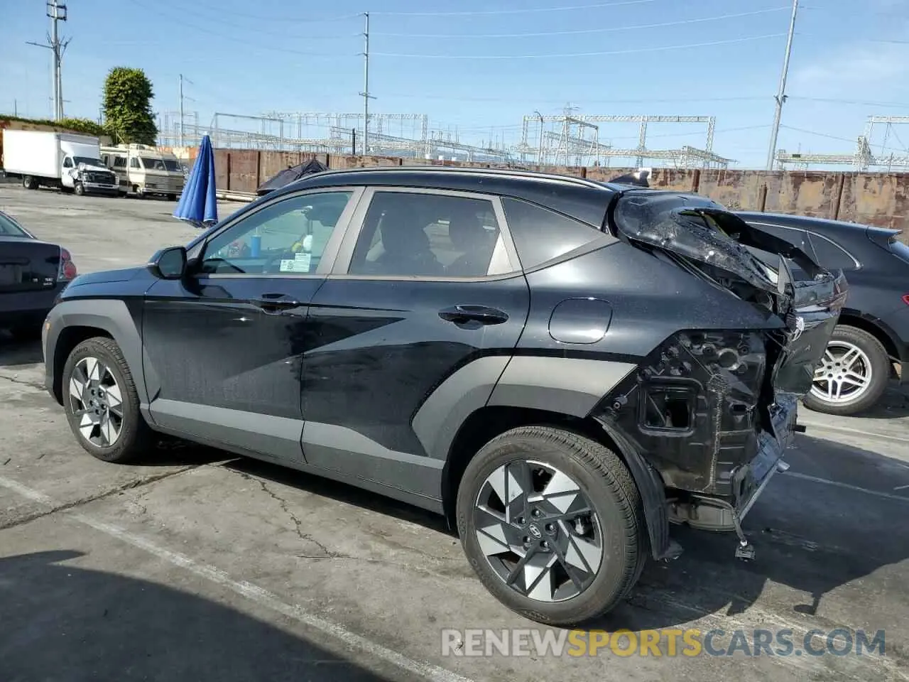2 Photograph of a damaged car KM8HB3AB1RU069988 HYUNDAI KONA 2024