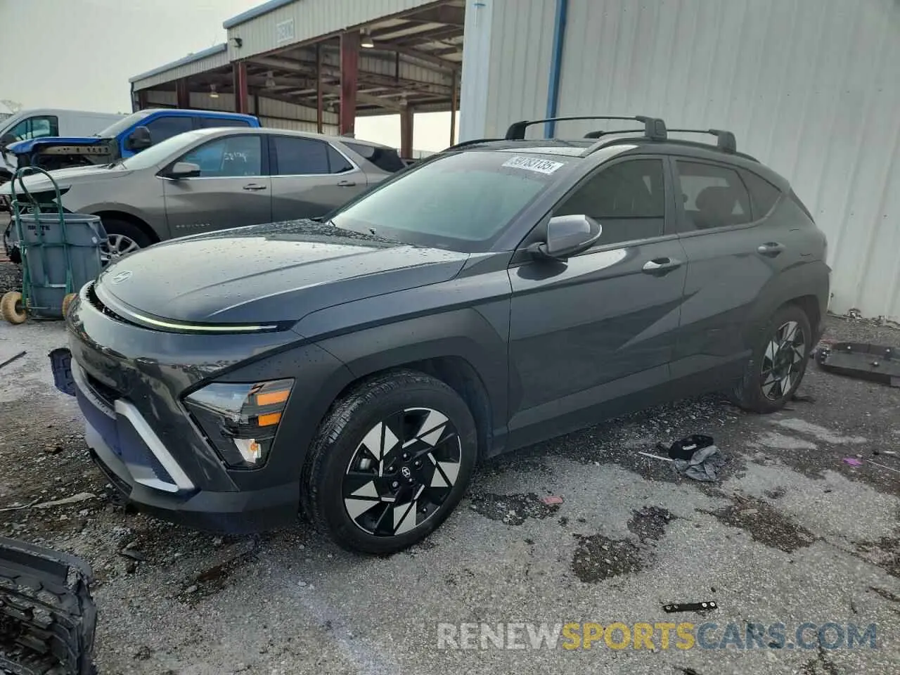 1 Photograph of a damaged car KM8HB3AB1RU129543 HYUNDAI KONA 2024