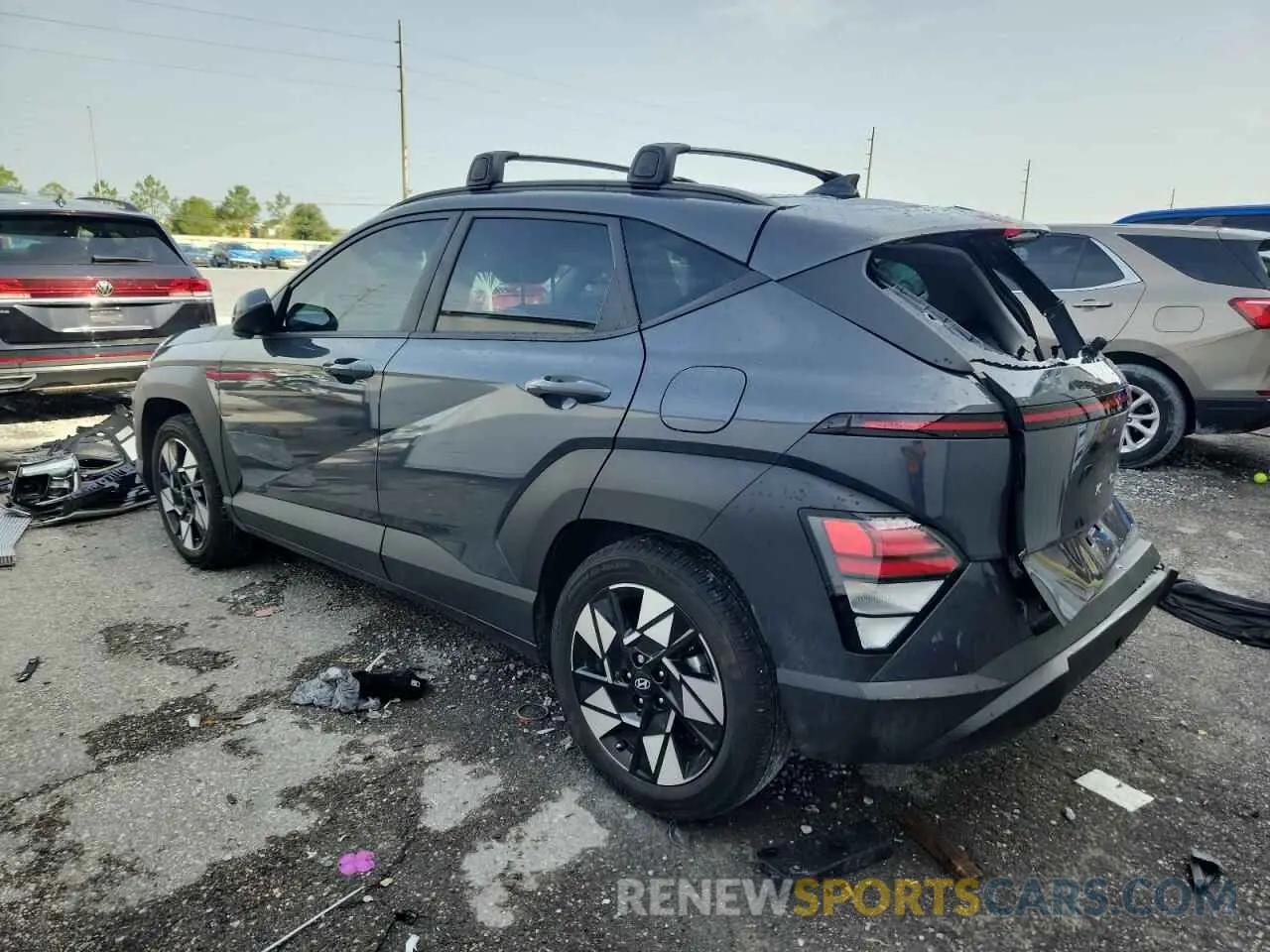 2 Photograph of a damaged car KM8HB3AB1RU129543 HYUNDAI KONA 2024