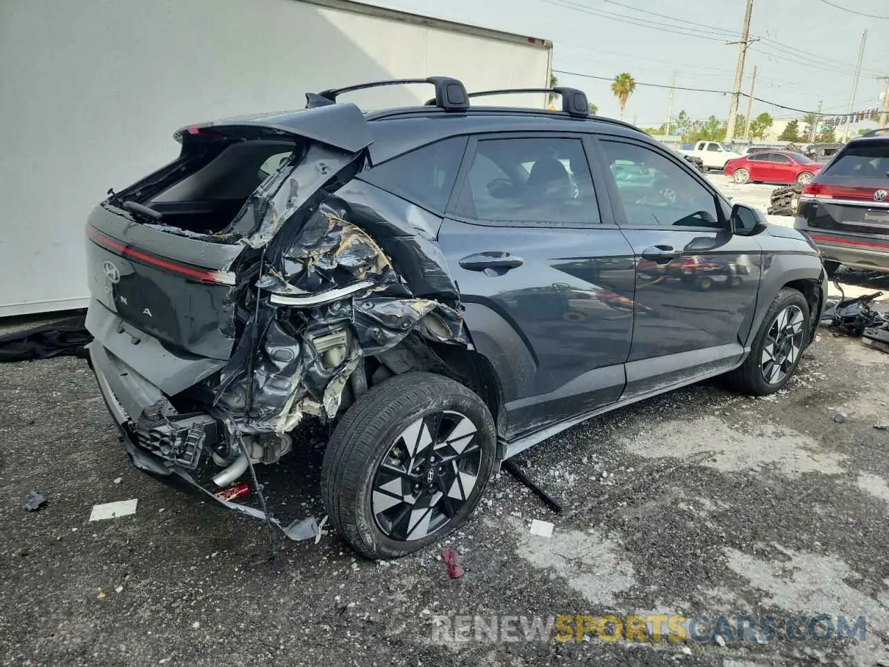 3 Photograph of a damaged car KM8HB3AB1RU129543 HYUNDAI KONA 2024