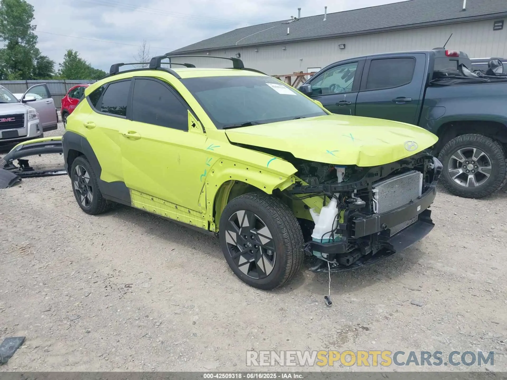 1 Photograph of a damaged car KM8HB3AB2RU073435 HYUNDAI KONA 2024