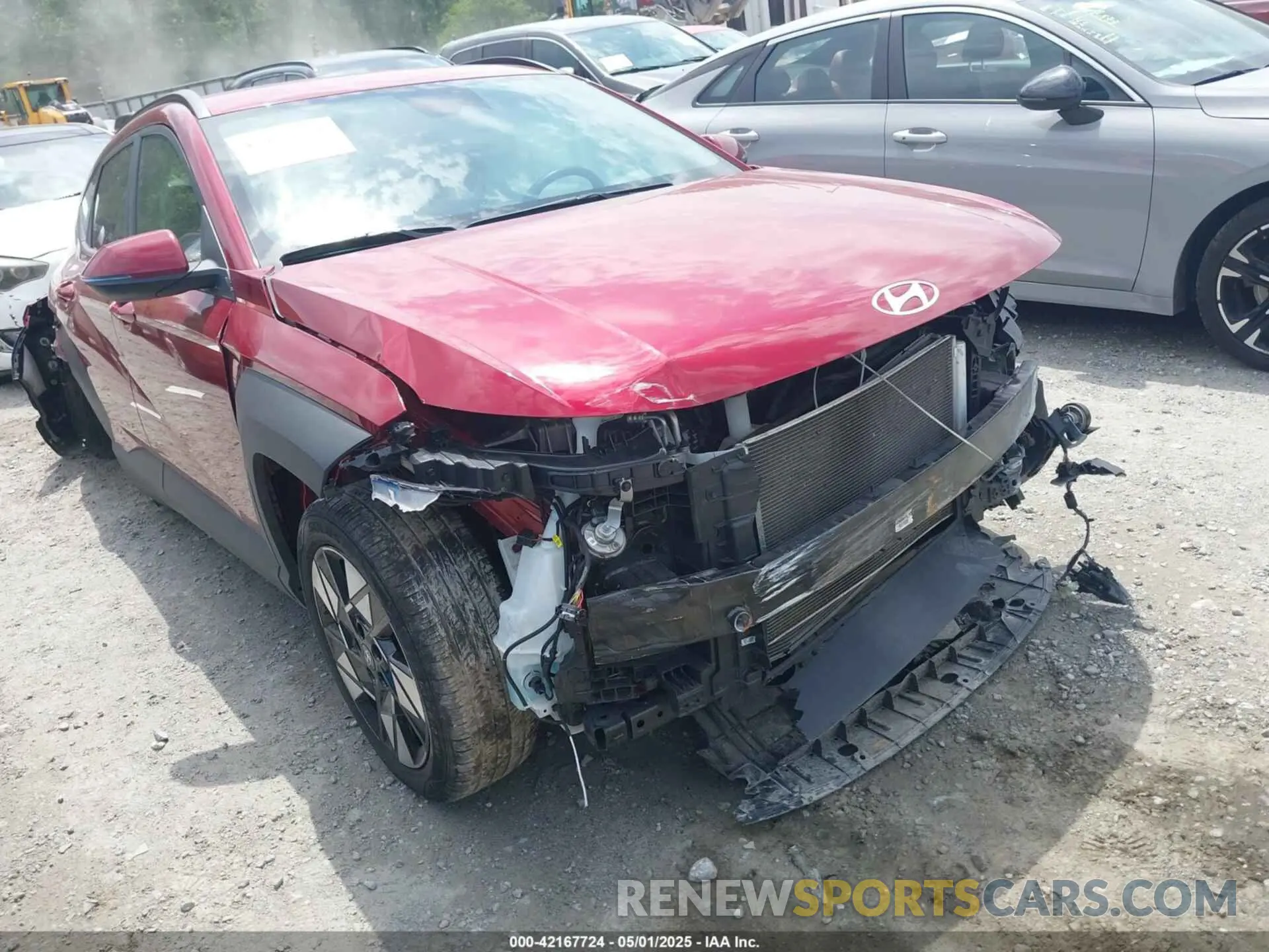 1 Photograph of a damaged car KM8HB3AB2RU080613 HYUNDAI KONA 2024