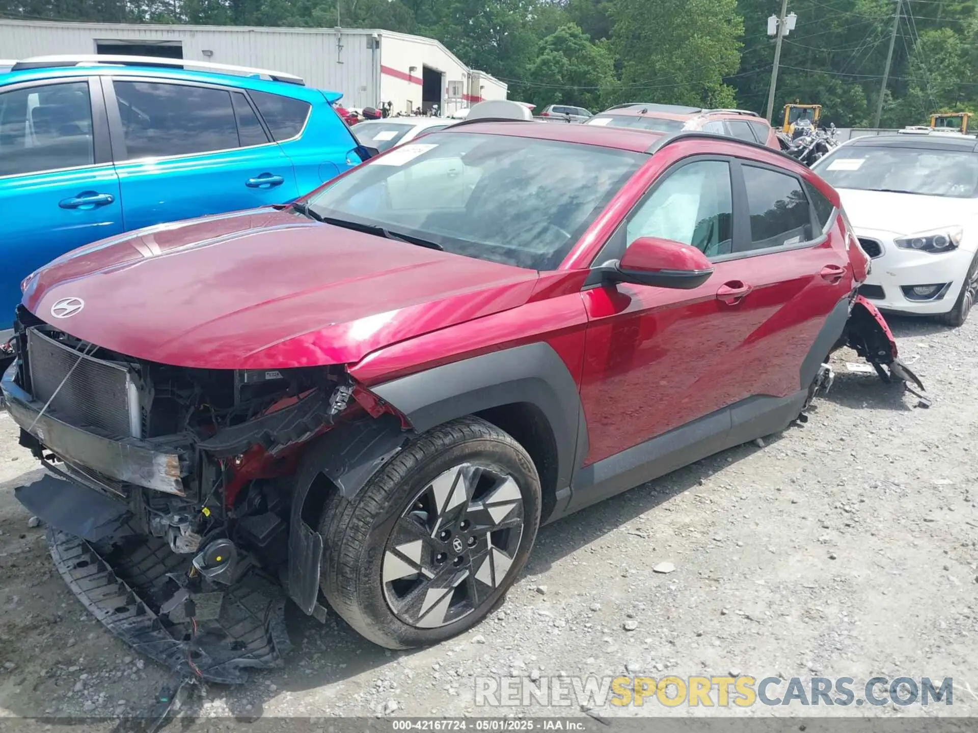 2 Photograph of a damaged car KM8HB3AB2RU080613 HYUNDAI KONA 2024