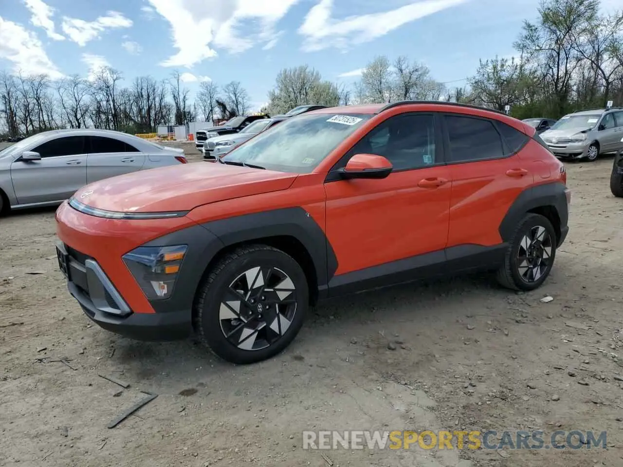 1 Photograph of a damaged car KM8HB3AB2RU086086 HYUNDAI KONA 2024