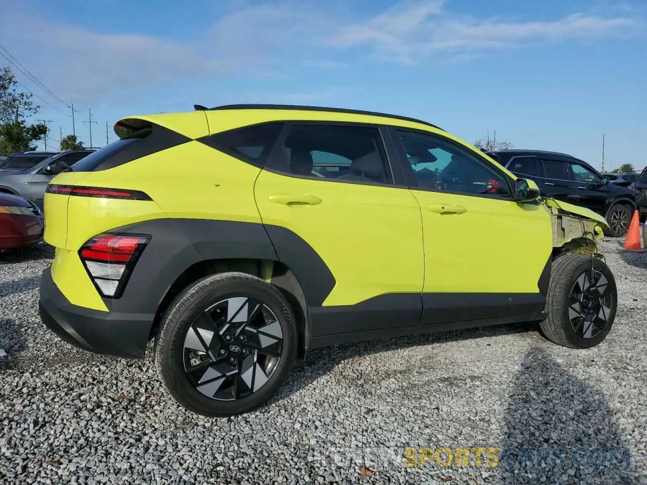 3 Photograph of a damaged car KM8HB3AB2RU100102 HYUNDAI KONA 2024