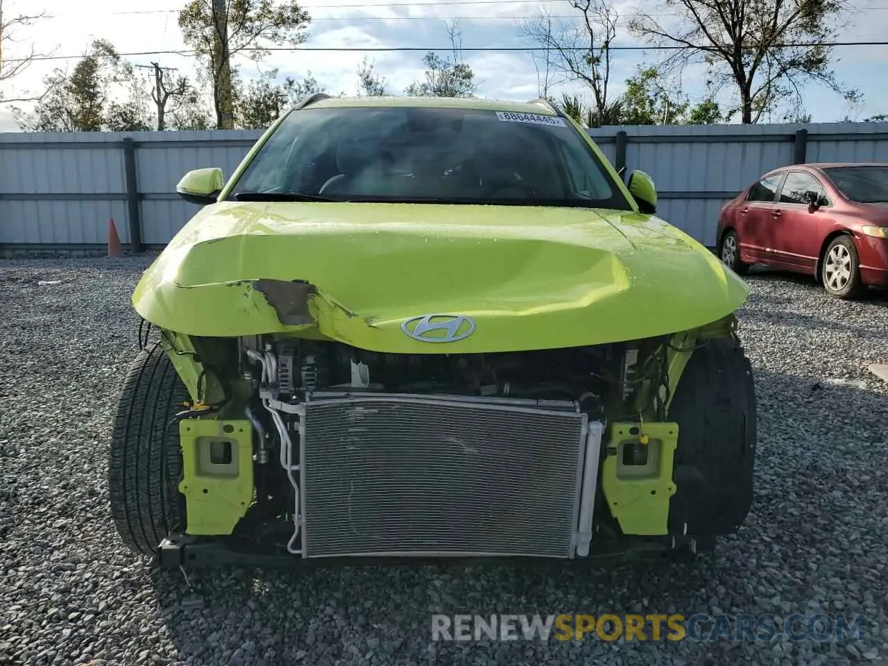 5 Photograph of a damaged car KM8HB3AB2RU100102 HYUNDAI KONA 2024