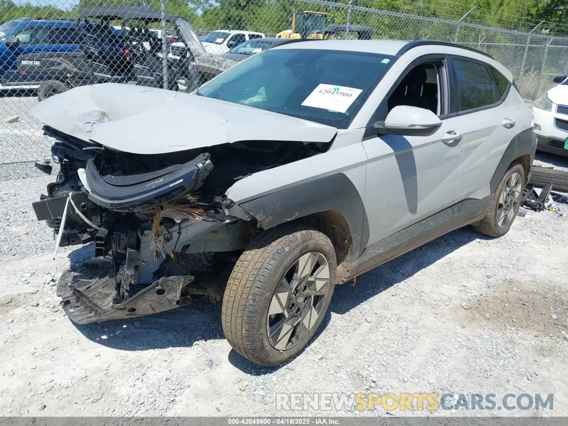 2 Photograph of a damaged car KM8HB3AB2RU171025 HYUNDAI KONA 2024