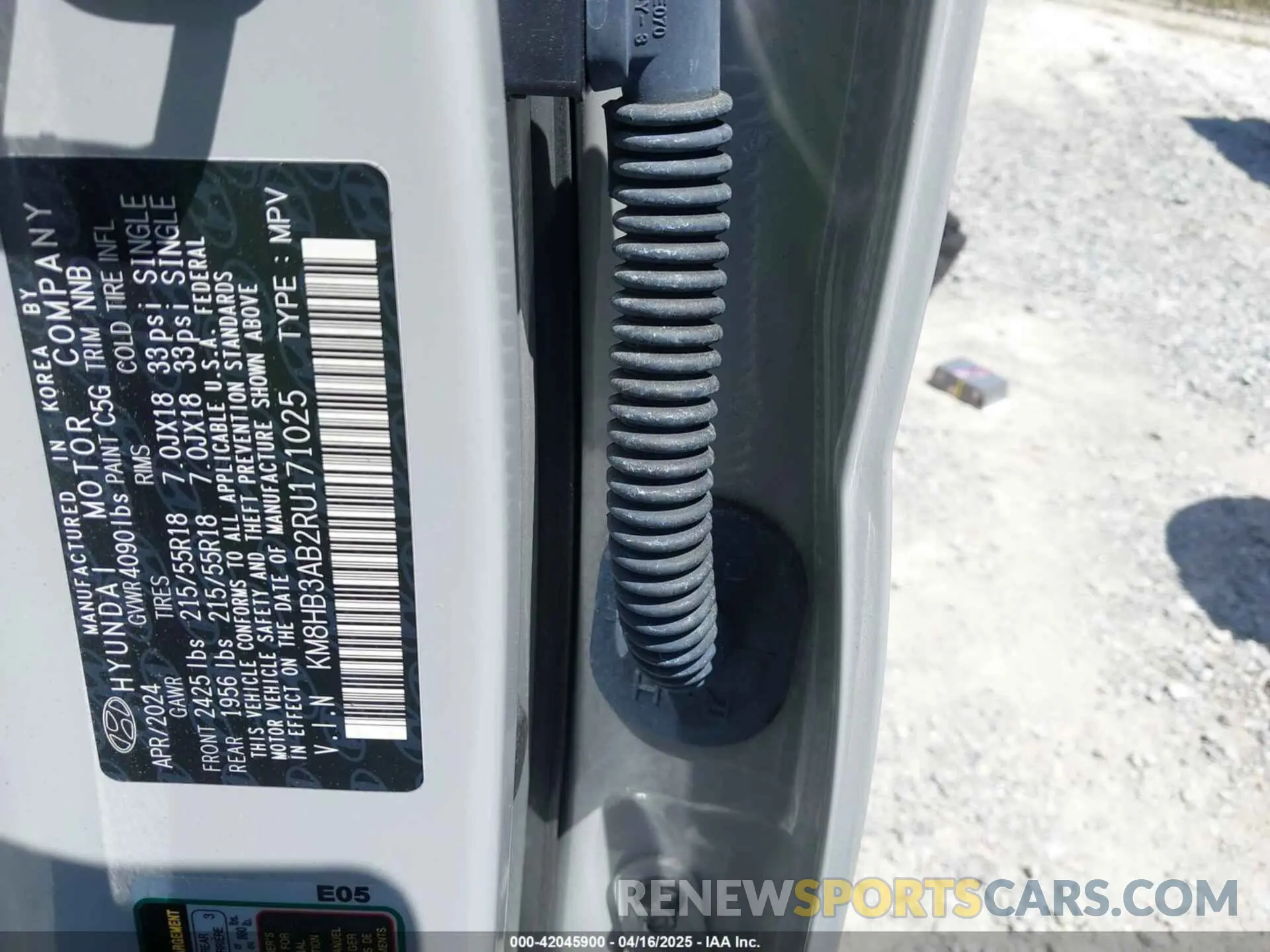 9 Photograph of a damaged car KM8HB3AB2RU171025 HYUNDAI KONA 2024