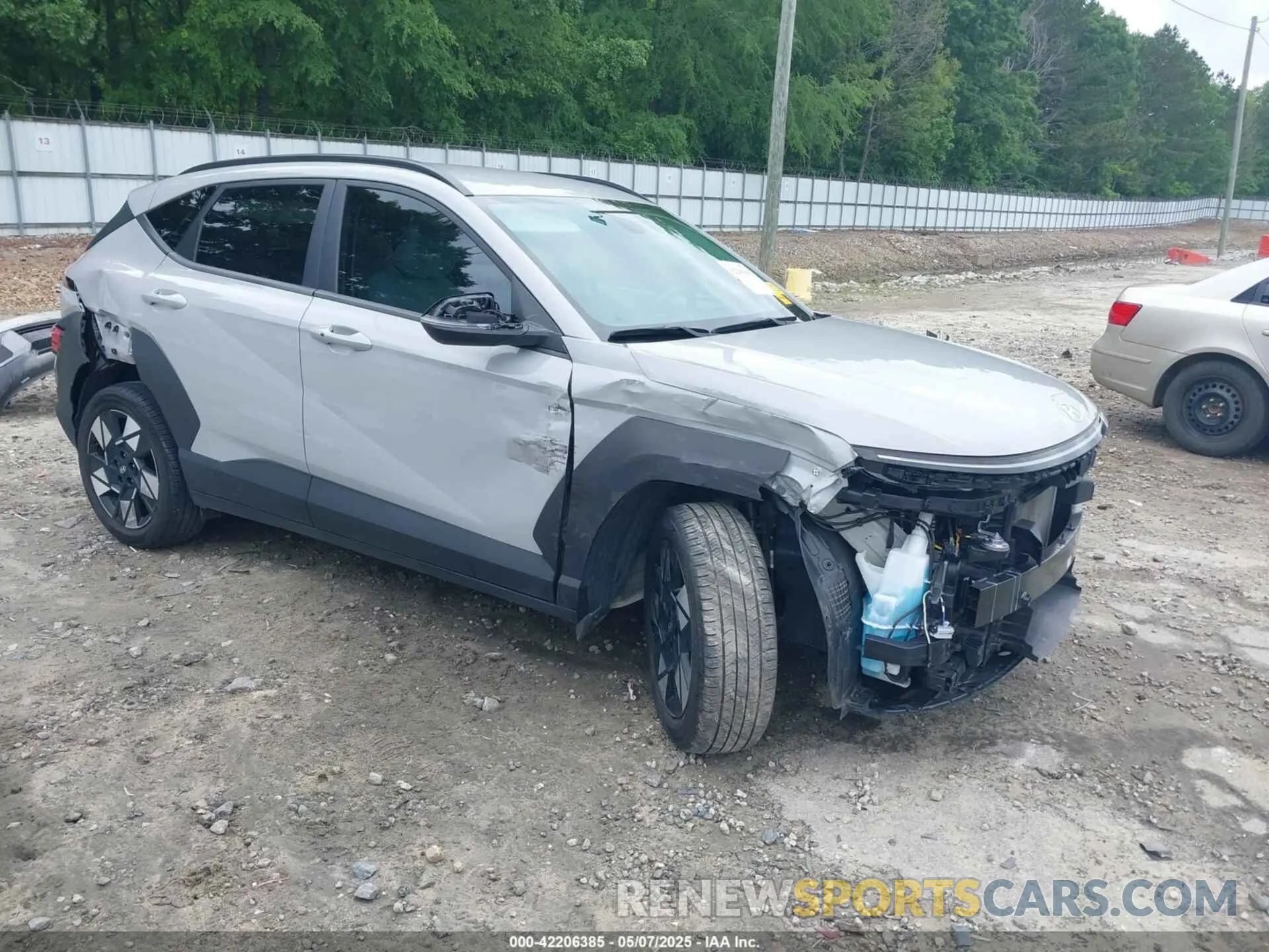 1 Photograph of a damaged car KM8HB3AB3RU053503 HYUNDAI KONA 2024