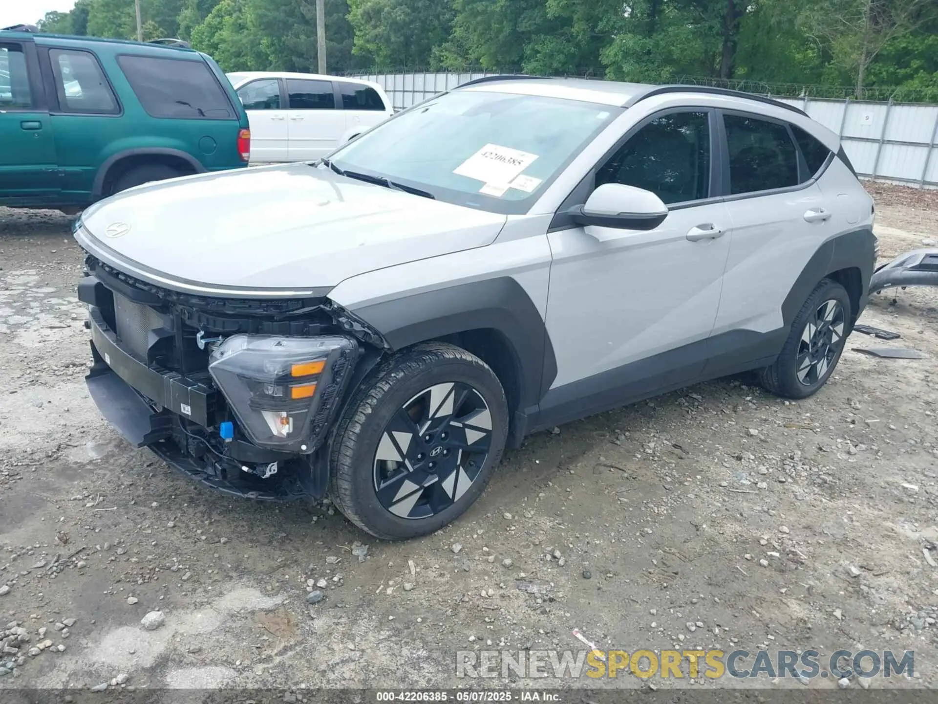 2 Photograph of a damaged car KM8HB3AB3RU053503 HYUNDAI KONA 2024