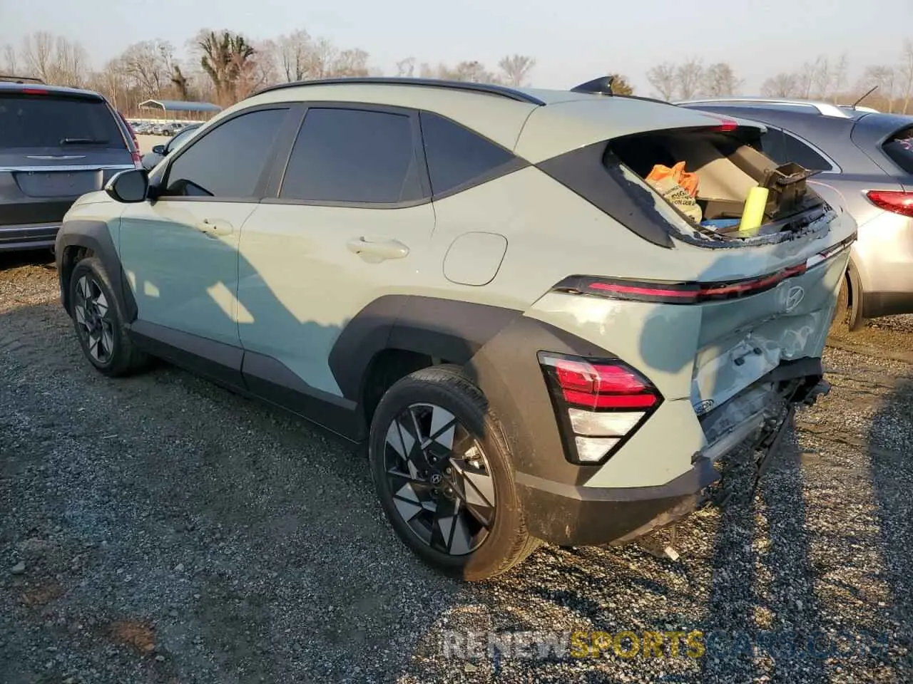 2 Photograph of a damaged car KM8HB3AB3RU096450 HYUNDAI KONA 2024