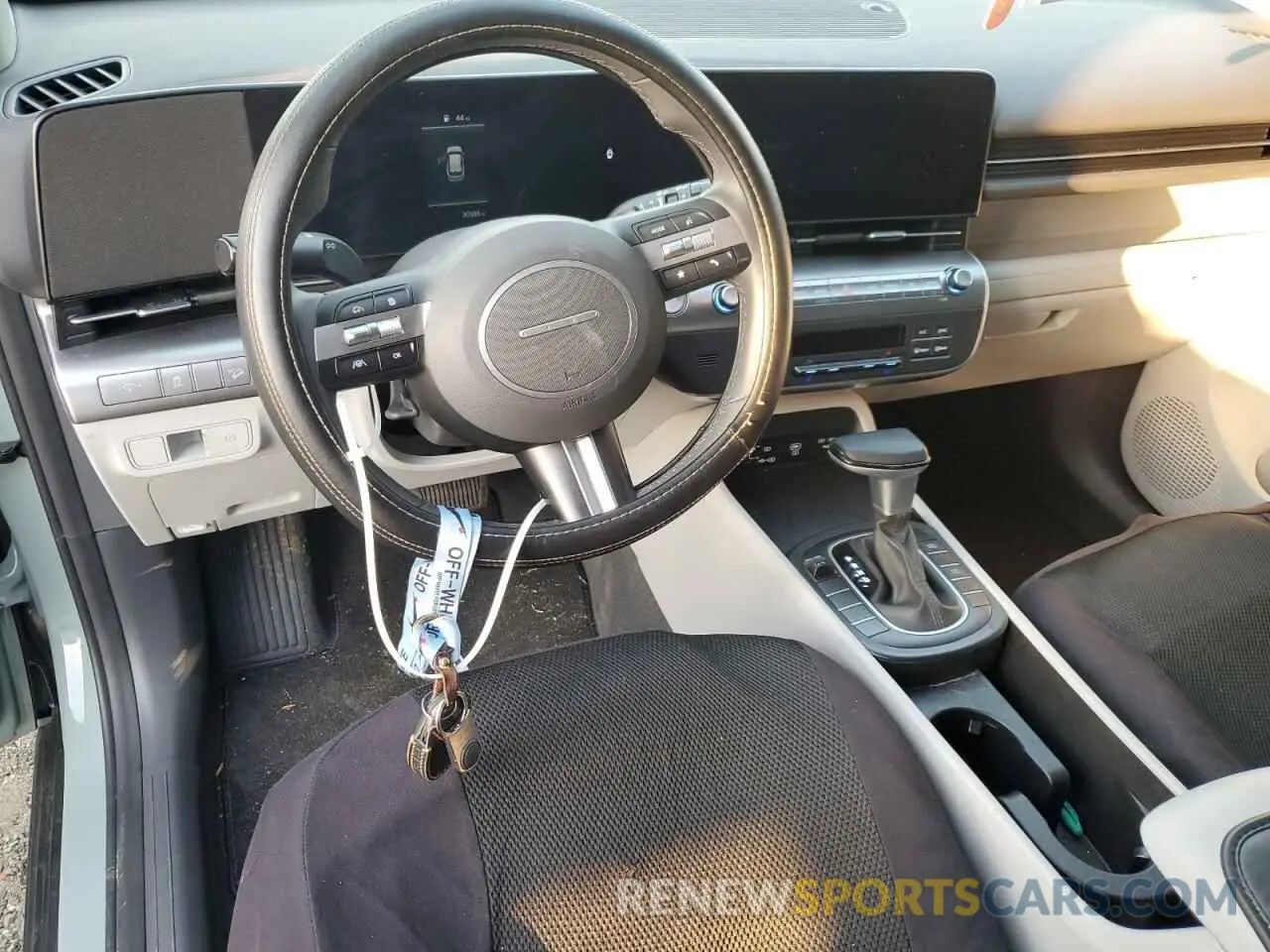 8 Photograph of a damaged car KM8HB3AB3RU096450 HYUNDAI KONA 2024