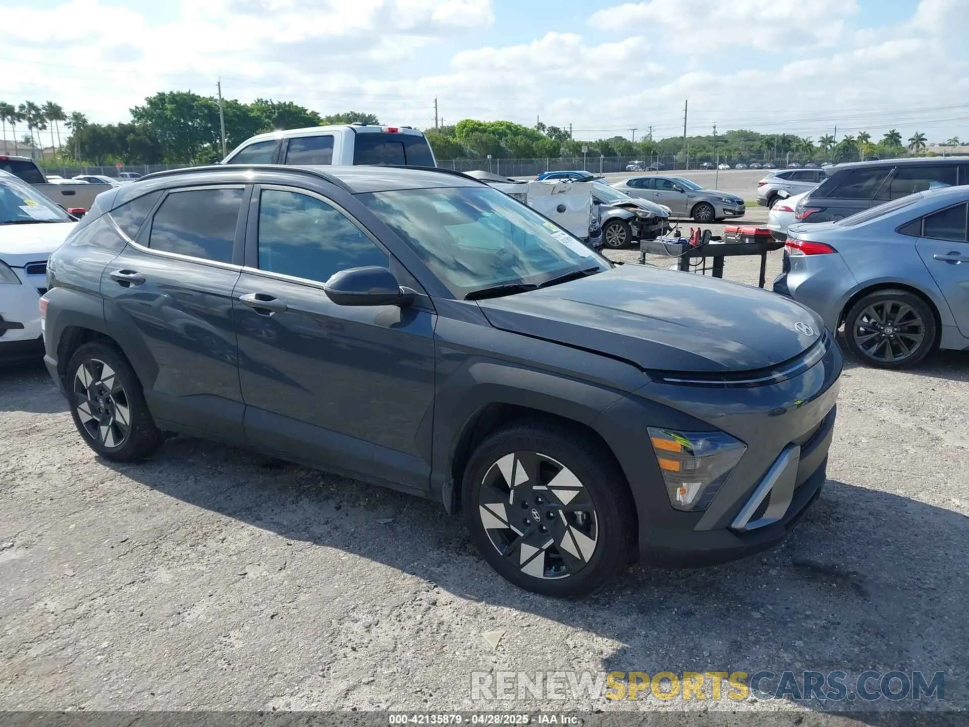 1 Photograph of a damaged car KM8HB3AB3RU116017 HYUNDAI KONA 2024