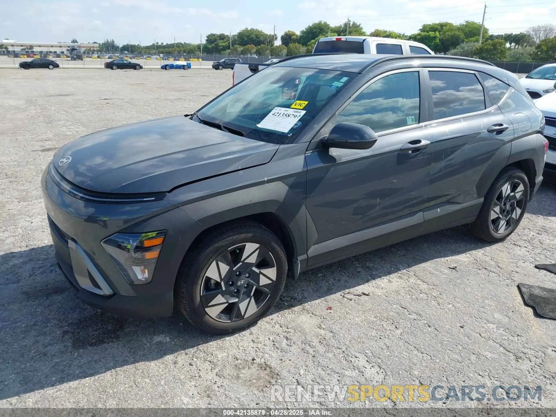 2 Photograph of a damaged car KM8HB3AB3RU116017 HYUNDAI KONA 2024