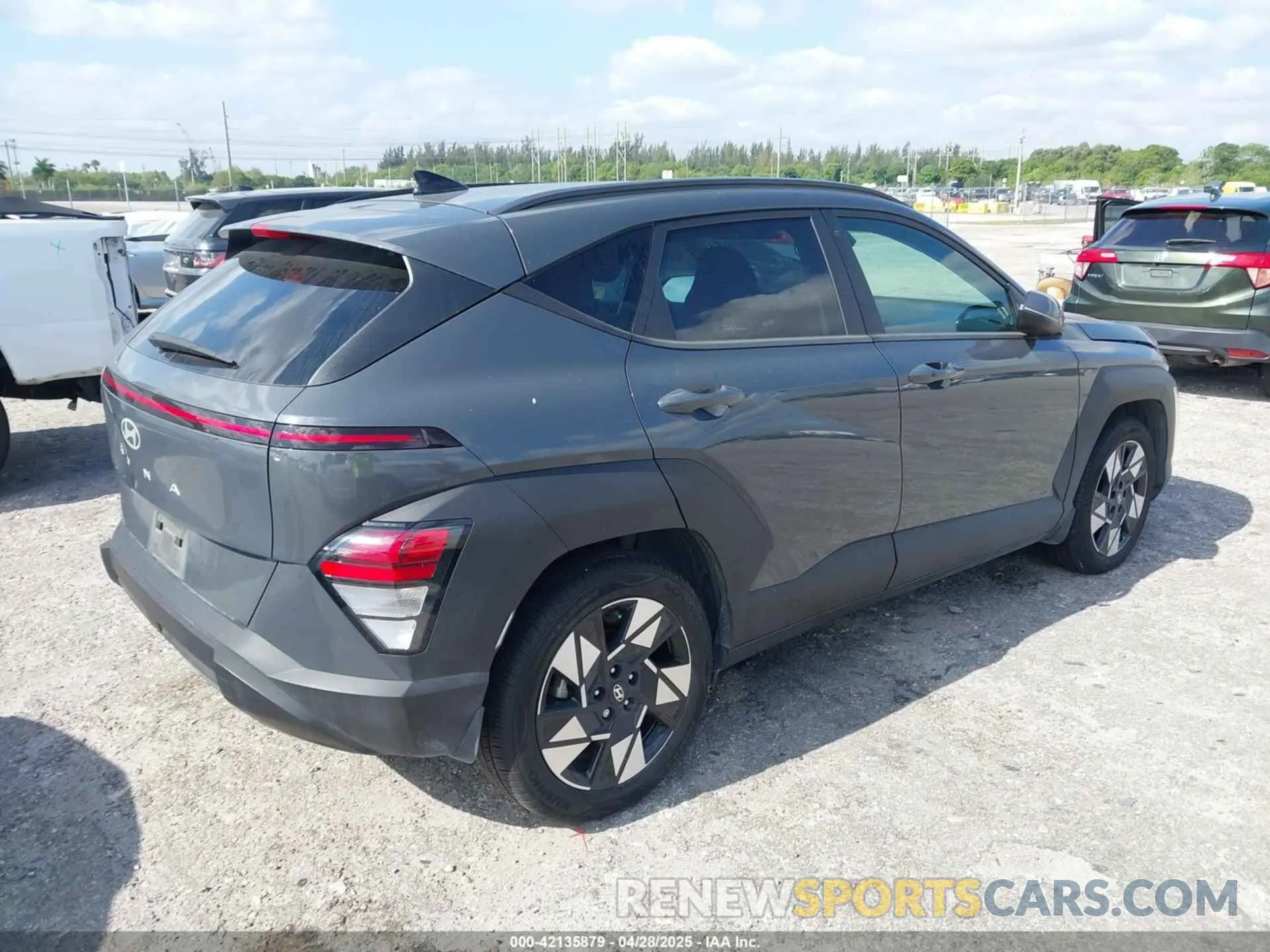 4 Photograph of a damaged car KM8HB3AB3RU116017 HYUNDAI KONA 2024