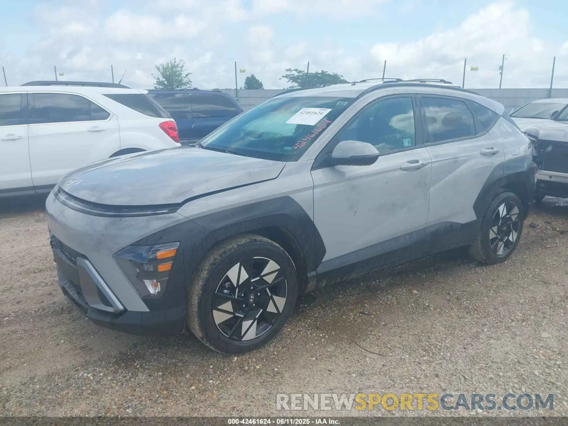 2 Photograph of a damaged car KM8HB3AB3RU168294 HYUNDAI KONA 2024