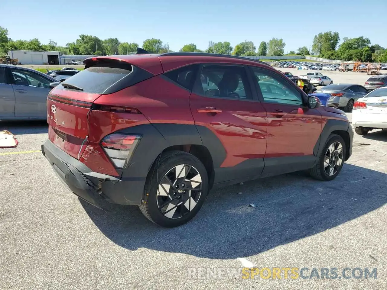 3 Photograph of a damaged car KM8HB3AB4RU109688 HYUNDAI KONA 2024