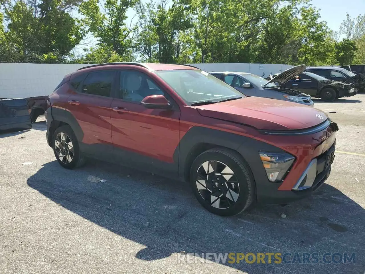 4 Photograph of a damaged car KM8HB3AB4RU109688 HYUNDAI KONA 2024