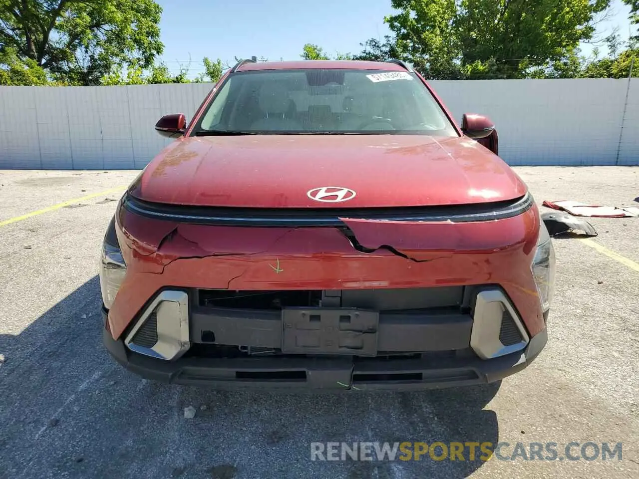 5 Photograph of a damaged car KM8HB3AB4RU109688 HYUNDAI KONA 2024