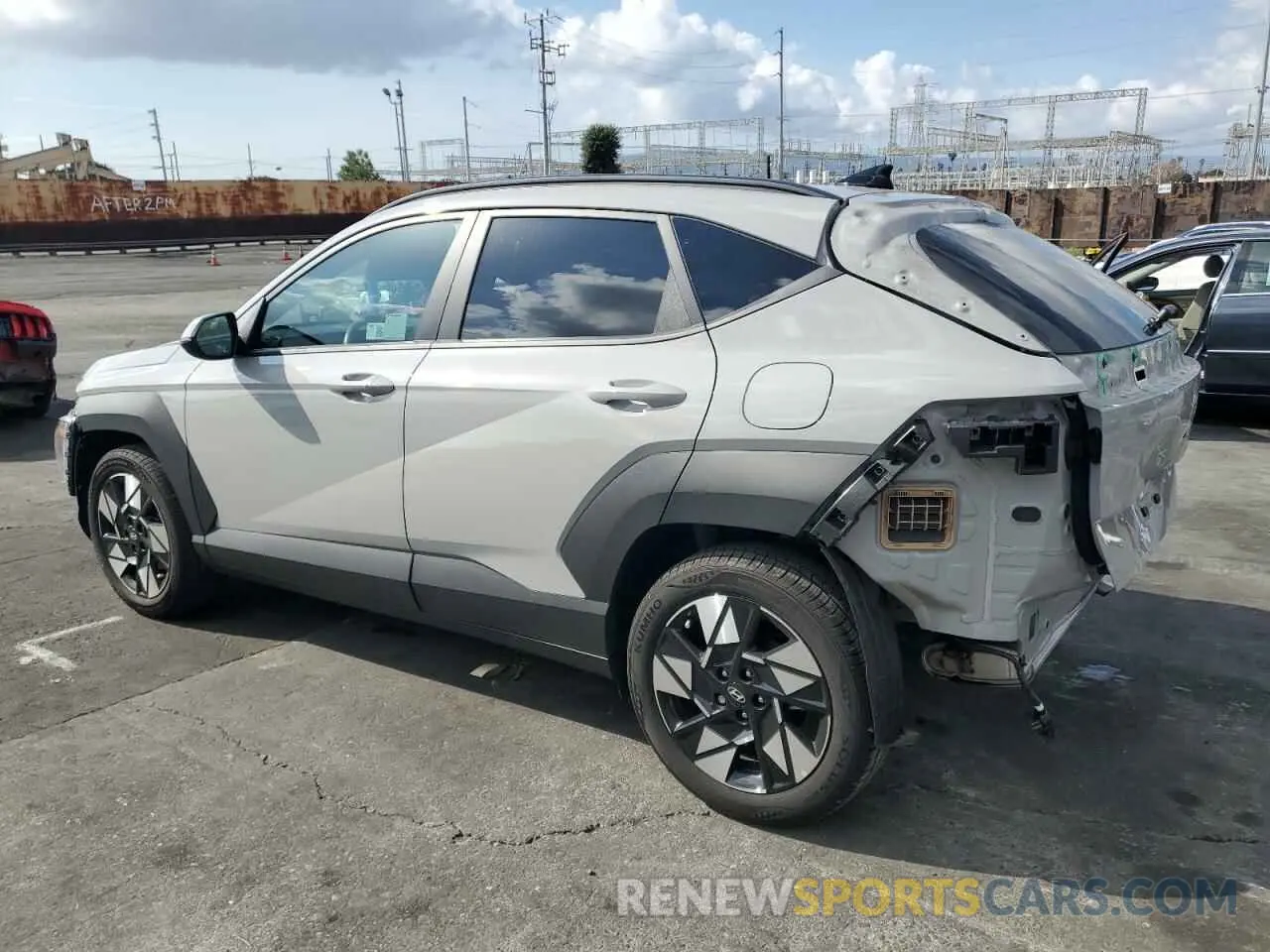 2 Photograph of a damaged car KM8HB3AB4RU118973 HYUNDAI KONA 2024